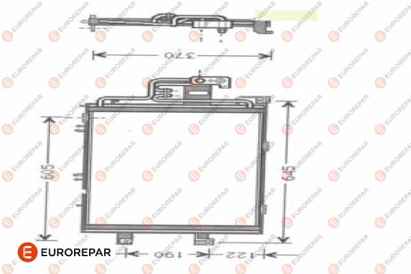 KLİMA RADYATÖRÜ KONDENSERİ CORSA C-COMBO C-TIGRA B 00 1.0-1.2-1.4 540X382X16