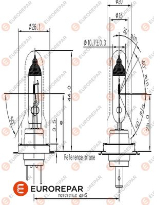 ERP H7 12V-55W AMPUL