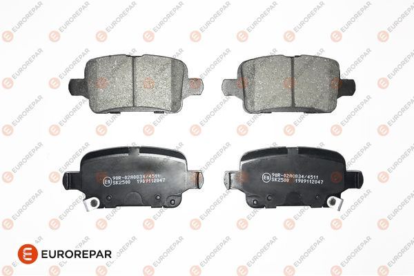ARKA FREN BALATASI OPEL ASTRA K 1.0-1.4-1.4T-1.6T-1.6 CDTI 16 22 106.5X46.3X16.6