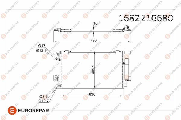 KLIMA RADYATORU ASX LANCER OUTLANDER 2009 P4007 P4008 C4 AYRCROSS C CROSSER 10