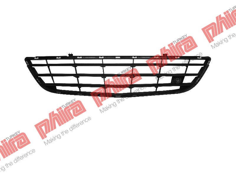 TAMPON IZGARASI ÖN ALT ORTA SİYAH OPEL CORSA D 2006-2011