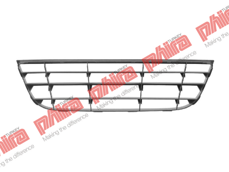 TAMPON IZGARASI ÖN ALT ORTA SİYAH VW POLO 2005-2009