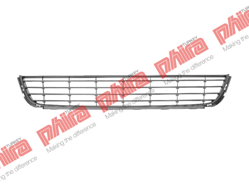 TAMPON IZGARASI ÖN ALT ORTA ÇERÇEVESİZ SİYAH VW GOLF V 2009-2013