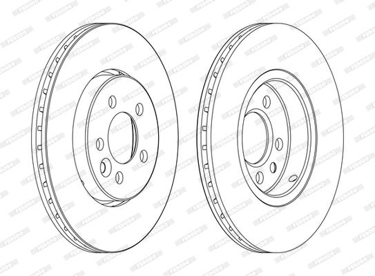 ÖN FREN AYNASI ROVER 75 2.0 CDT-1.8-2.5 V6 99 284X22X5DLXHAVALI