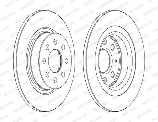 ARKA FREN AYNASI CORSA E 14 ADAM 13 PUNTO EVO-GRANDE PUNTO 05 264X10X4DLXHAVALI 15 İNÇ 55700592