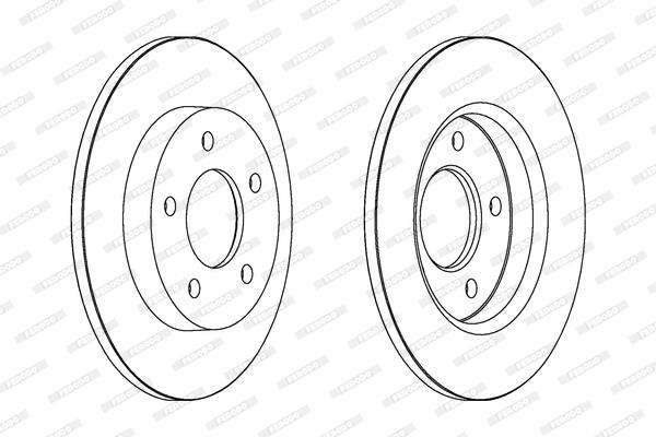 ARKA FREN AYNASI DUZ MAZDA III 1.4/1.6/1.6DI TURBO 10/03