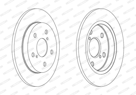 ARKA DİSK AURIS. COROLLA E12 E15 . YARIS/VITZ. INSIGNIA 06-12