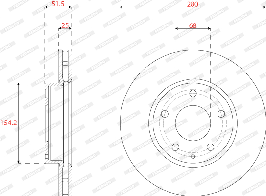 ÖN DİSK MAZDA 3 AXELA 13
