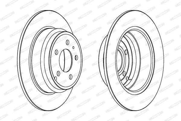 ARKA FREN AYNASI VOLVO 850 91-96 C70 97-05 S70 97-00 V70 97-00 XC70 97-02 295X5DL