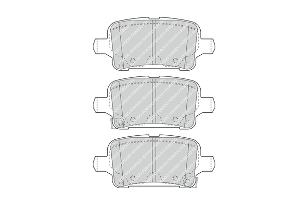 ARKA FREN BALATASI OPEL ASTRA K 1.0-1.4-1.4T-1.6T-1.6 CDTI 16 22 106.5X46.3X16.6