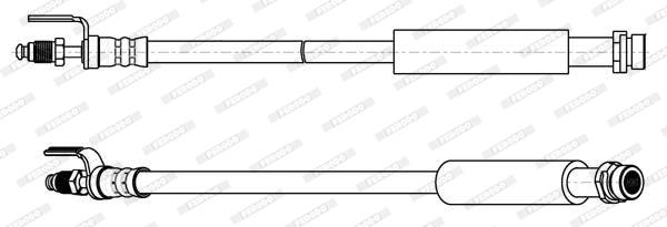 ÖN FREN HORTUMU FORD TRANSIT V347-V348 06 14