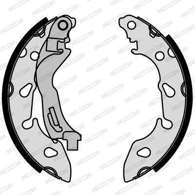 ARKA PABUÇ BALATA PANDA 04 500 08 500C 09 FORD KA 09