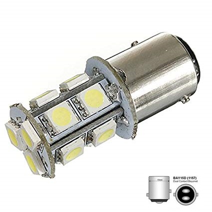 1016 12V ÇAKAR 18 LEDLİ 5050 SMD BEYAZ