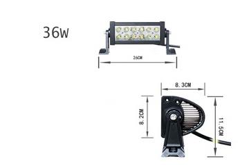 BAR LED 26 CM DÜZ 12V.-24V. 12 LEDLİ 36W