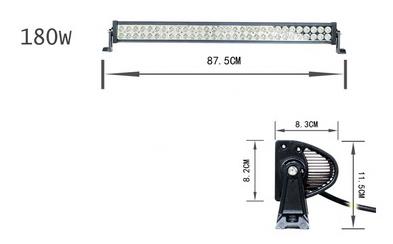 BAR LED 87.5 CM DÜZ 12V.-24V. 60 LEDLİ 180W