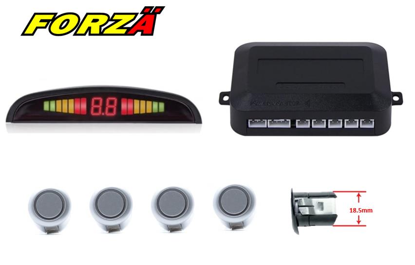 PARK SENSÖRÜ LEDLİ SES İKAZLI GRİ GÖZ 18MM