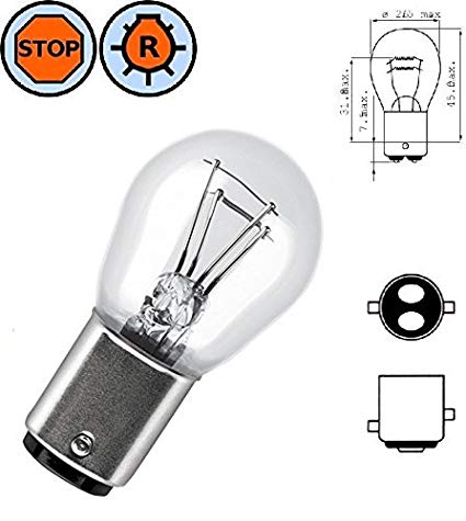 1016 S25 BAY15D 24V. 21/5W.