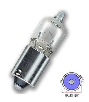 HALOJEN H6W BAX9S 12V. 6W.