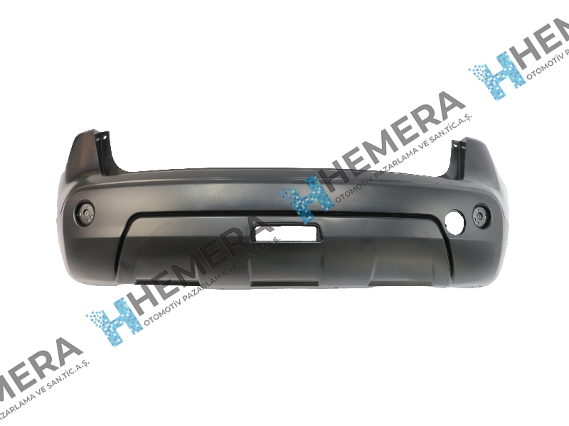 TAMPON ARKA SİYAH SENSÖRSÜZ REFLEKTÖR DELİKLİ NISSAN QASHQAI 2010