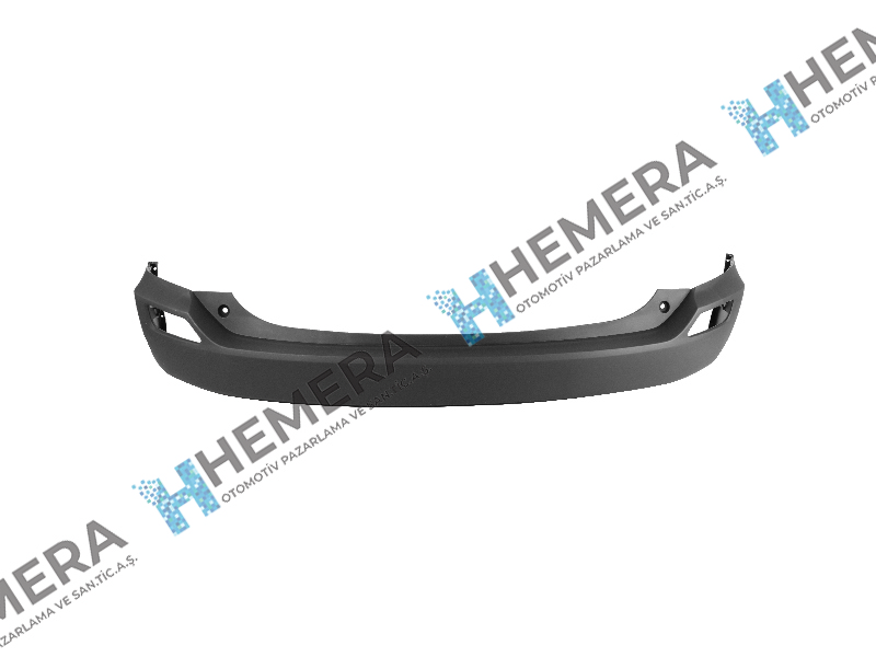 TAMPON ARKA SİYAH REFLEKTÖR DELİKLİ TOYOTA RAV 4 2013-2016