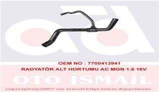 1424 RADYATÖR ALT HORTUMU AC MGN 1.6 16V