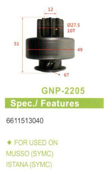 UMD-5765 10 DIS SSANGYONG ACTION-KORANDO-KYRON-MUSSO-REXTON