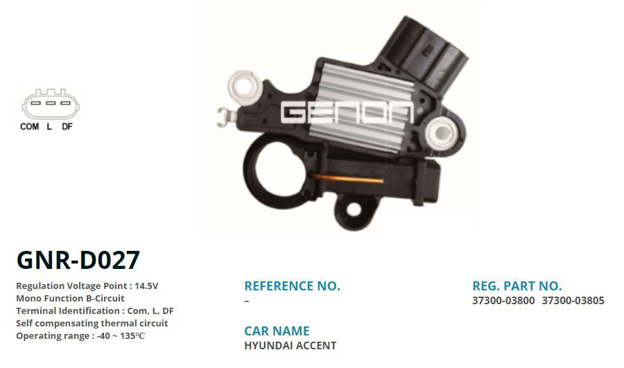 12V HYUNDAI ACCENT COM L DF