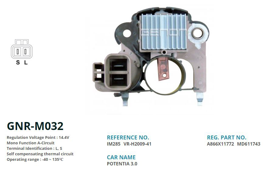 12V HYUNDAI SONATA-KIA-MITSUBISHI GALANT L S