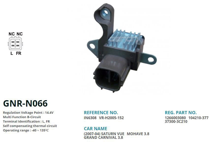 12V GM-SATURN VUE 2004-2007 L FR