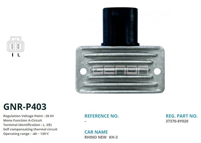 24V KIA RHINO 5 TONLUK KAMYON 37370-84020 L I R