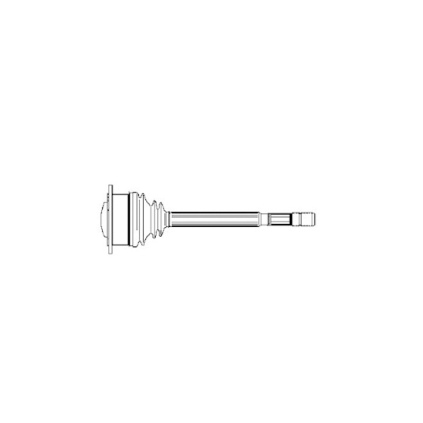X AKS KAFASI İÇ SOL PASSAT 96-00 -A4 95-01 1.9 TDİ 556MM