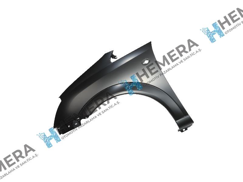 ÇAMURLUK ÖN SOL SAC SİNYAL DELİKSİZ OPEL MERIVA A 2003-2010