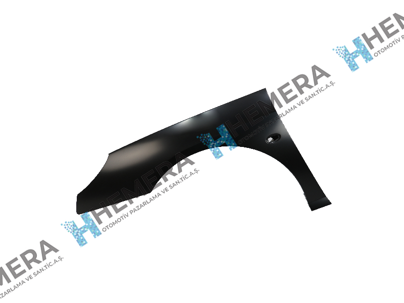 ÇAMURLUK ÖN SOL SAC SİNYAL DELİKLİ PEUGEOT 407 2004