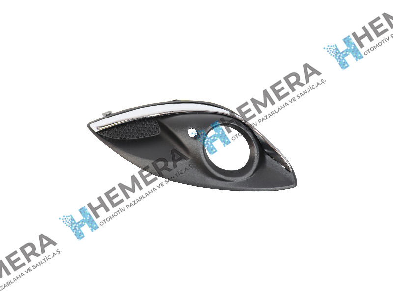 ÇERÇEVE SİS FAR SOL KROM OPEL CORSA D 2006-2011
