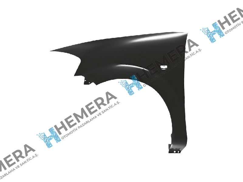 ÇAMURLUK ÖN SOL SAC SİNYAL DELİKLİ CITROEN C3 2002-2005