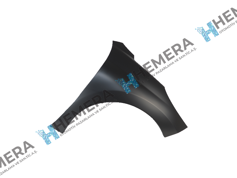 ÇAMURLUK ÖN SAĞ SAC SİNYAL DELİKSİZ PEUGEOT 207 2006-2012