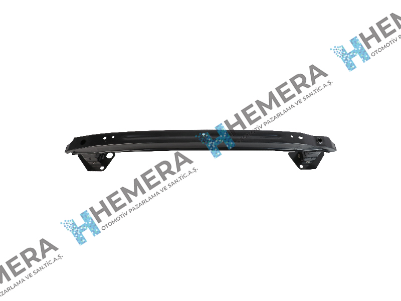 DEMİR TAMPON ARKA PEUGEOT 208 2012