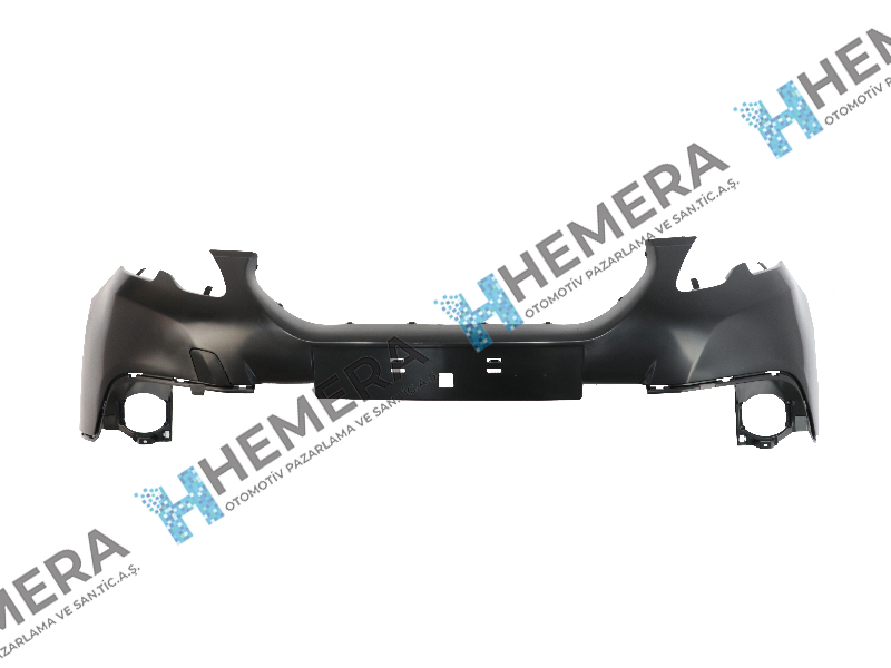 TAMPON ÖN SENSÖRSÜZ SİSLİ SİYAH PEUGEOT 2008 2013