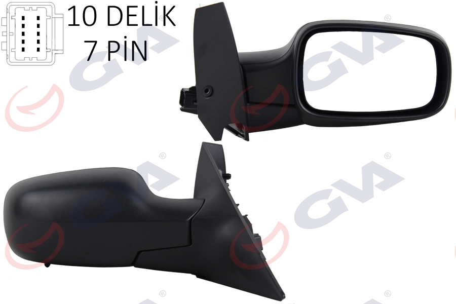 DIŞ DİKİZ AYNASI SAĞ SCENIC 03-08 ELEKTRİKLİ ISITMALI SENSÖRLÜ KONVEKS 7 FİŞ VM-139EHPSR