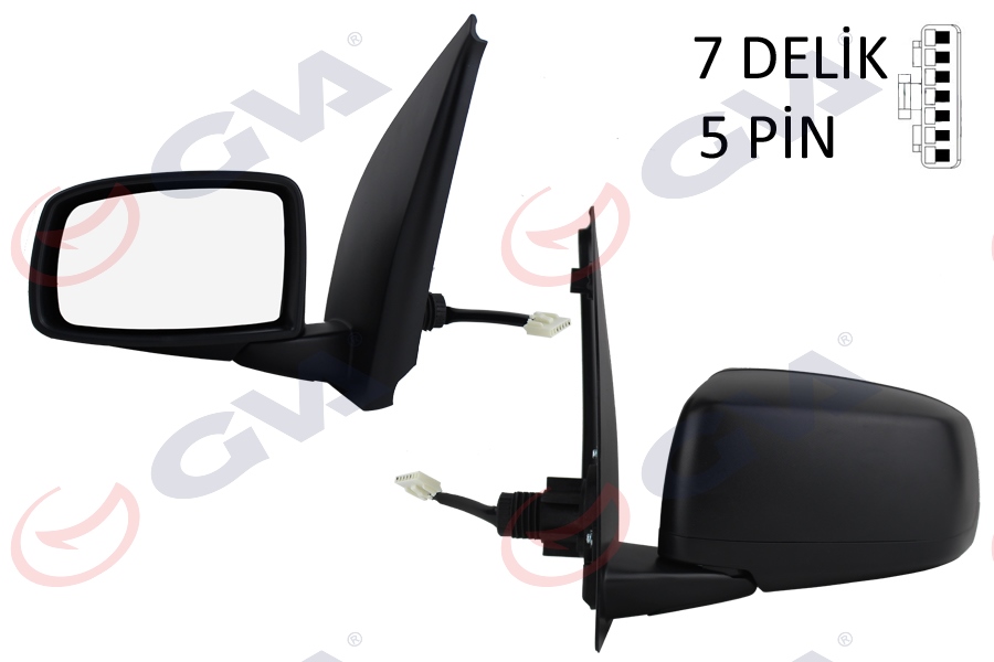 DIŞ DİKİZ AYNASI SOL PANDA 03 ELEKTRİKLİ ISITMALI KONVEKS 5 FİŞ VM-663EHL