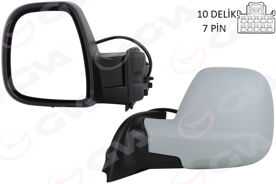 DIŞ DİKİZ AYNASI SOL RIFTER-BERLINGO 2019 COMBO-PROACE CITY 19 ELEKTRİKLİ ASTARLI OTOMATİK AÇMA KAPAMA