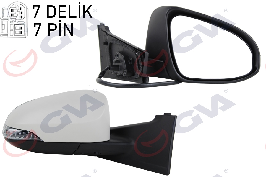 DIŞ DİKİZ AYNASI SAĞ YARİS 11 VM-6265EHPR