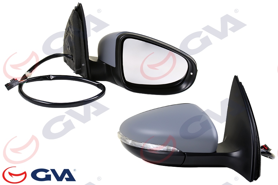 DIŞ DİKİZ AYNASI ELEK.ISITMALI SAĞ GOLF6 09-12 KATLANIR SİNYALLİ ASTARLI ÇEVRE AYDINLATMA HAFIZA