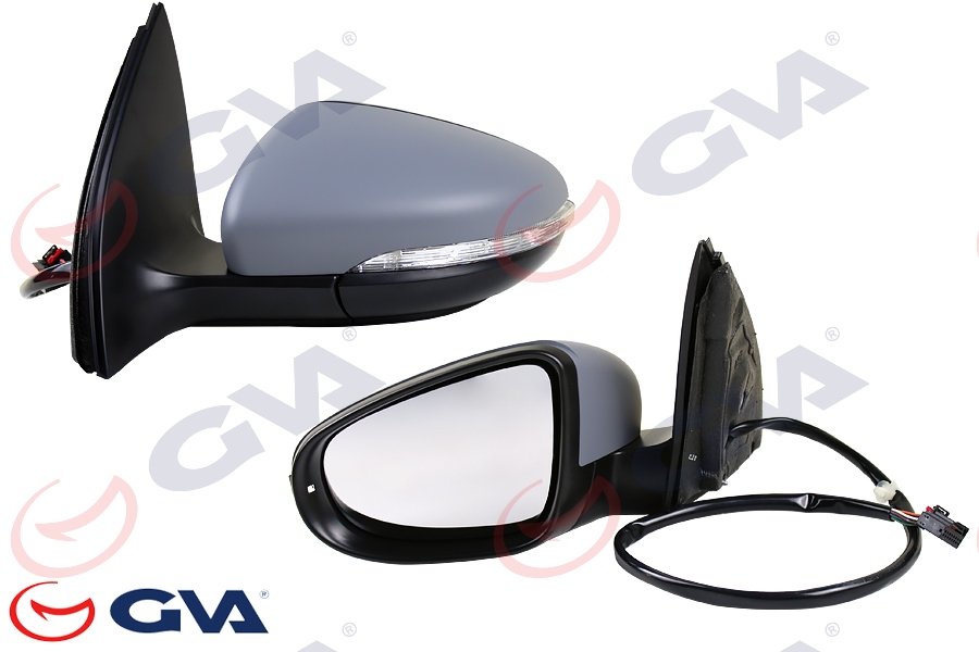 DIŞ DİKİZ AYNASI ELEK.ISITMALI SOL GOLF6 09-12 KATLANIR SİNYALLİ ASTARLI ÇEVRE AYDINLATMA