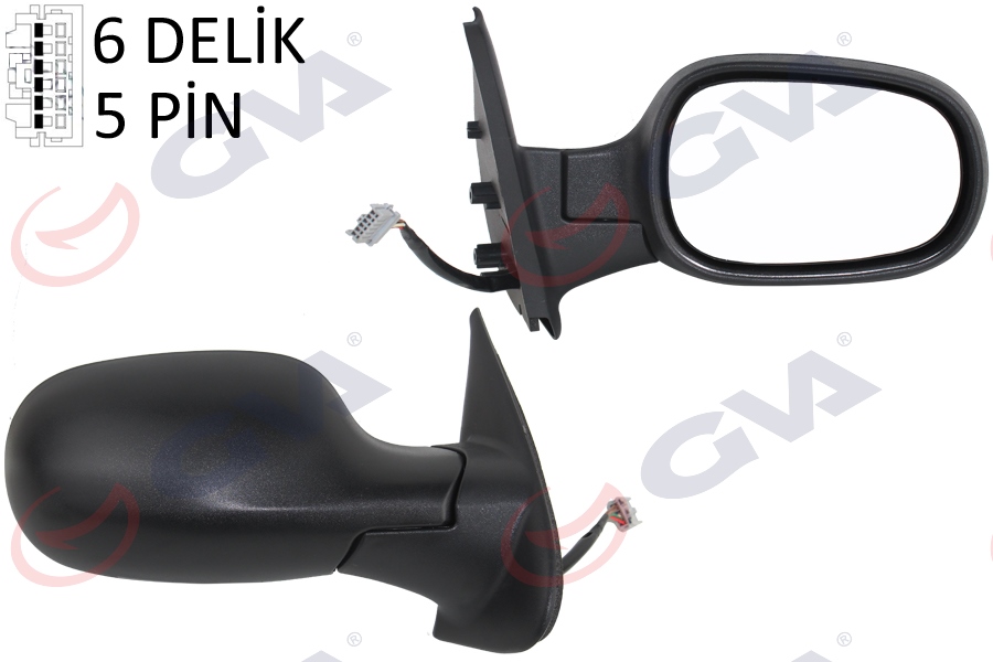 DIŞ DİKİZ AYNASI SAĞ MICRA 03 ELEKTRİKLİ ISITMALI KONVEKS 5 FİŞ VM-222 EHR