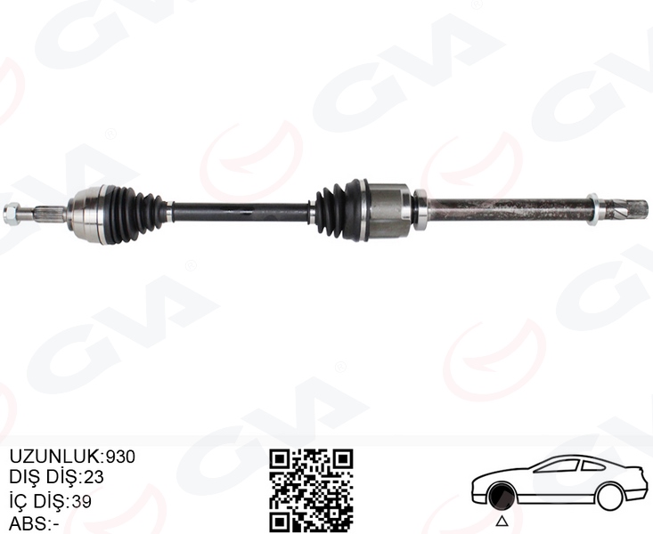 ÖN AKS SAĞ RENAULT MEGANE II BM0/1.CM0/1 2.0 M-T 02-08