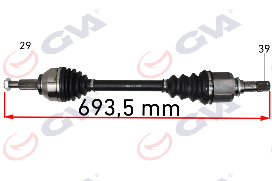 KOMPLE AKS SOL RENAULT TRAFİC III 1.6 DCİ 14- 693MM