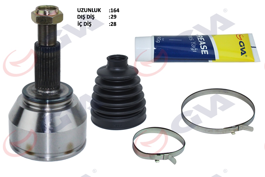 AKS KAFASI DIŞ ÖN RENAULT TRAFİC III 1.6 DCİ 14- 29X28X60 164MM