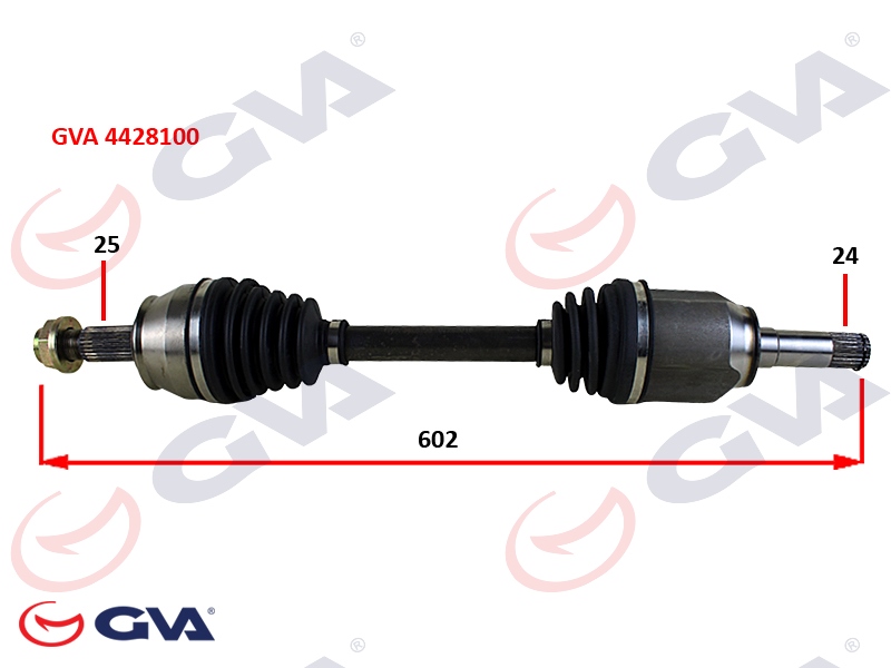 KOMPLE AKS SOL MİLLİ AKS LALE Lİ GRANDE PUNTO 1.3 MTJ 05- 75HP 602MM