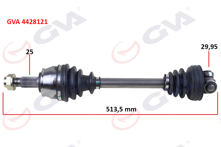 KOMPLE AKS SOL AKS LALE SİZ GRANDE PUNTO 1.3 DMTJ 75HP 514MM